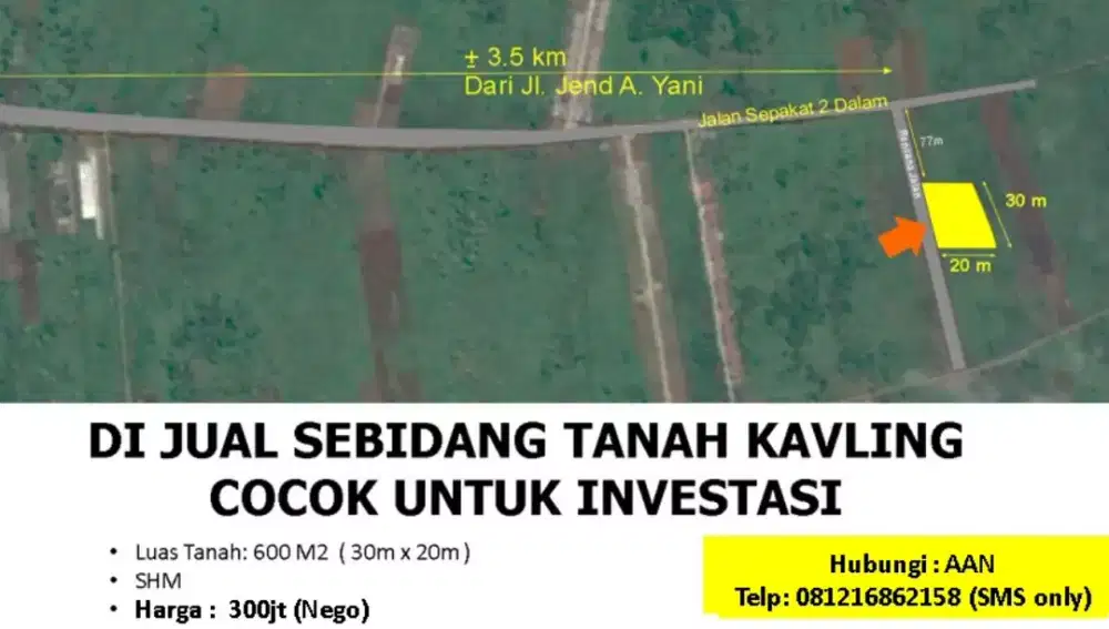 Tanah kavling siap bangun