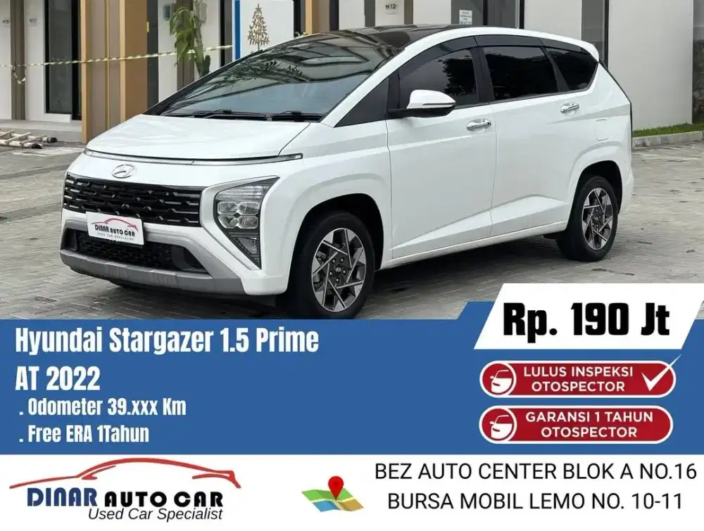 Stargazer Prime 2022 Matic Putih Km 39Rb Warenty On 25Jt *Dinar Auto*