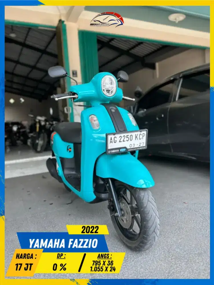 YAMAHA FAZZIO 2022 PLAT AG NEGO LURR HIKMAH MOTOR KEPUH MALANG