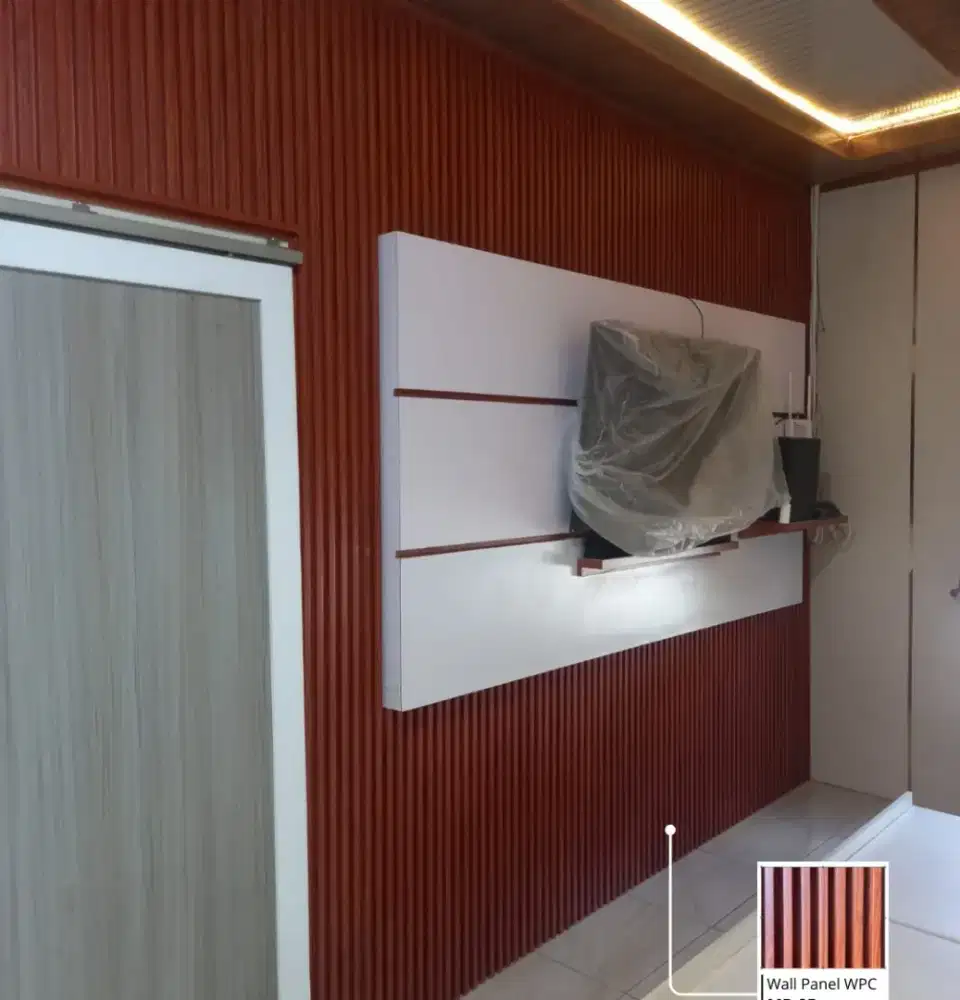 WPC PANEL DINDING MENERIMA ANTAR BAHAN & TERPASANG