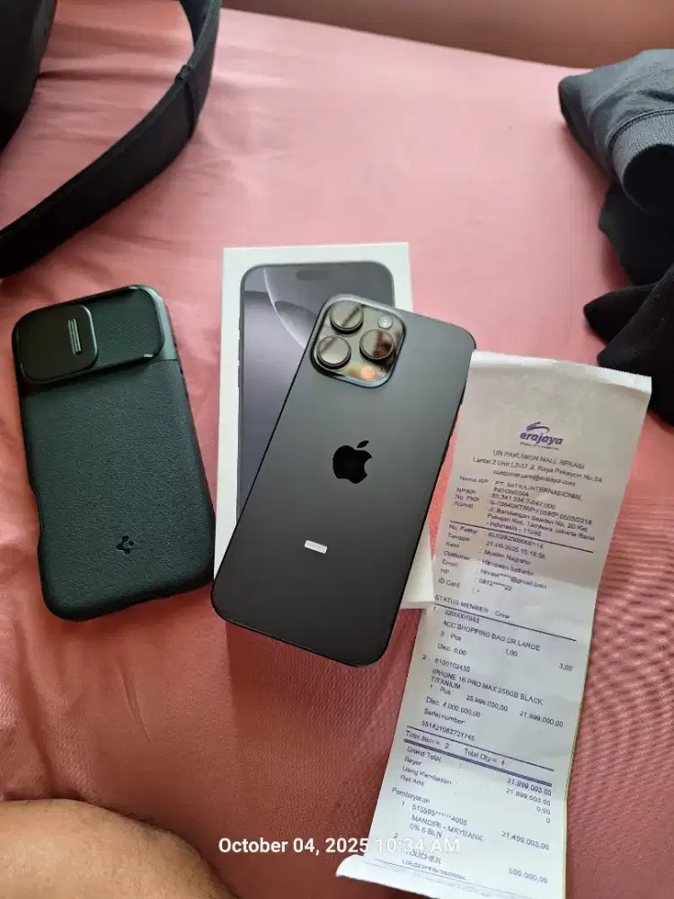 16 pro max 256gb black