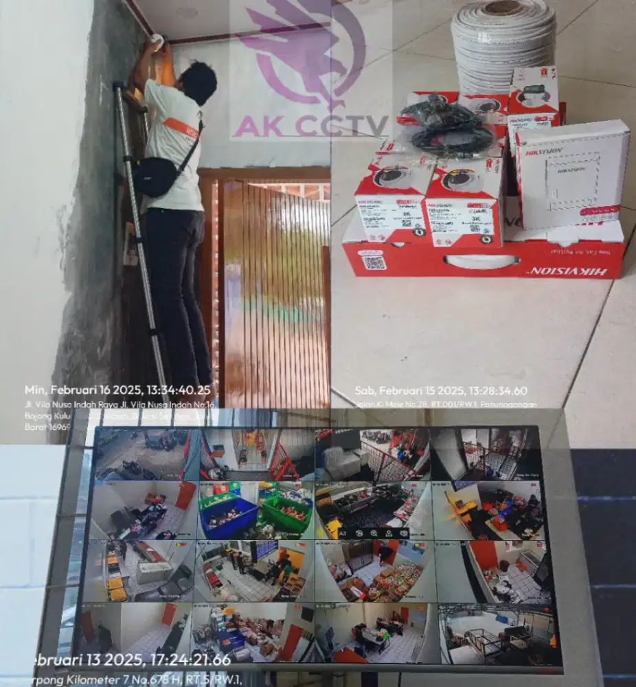 Pasang cctv service cctv seting router