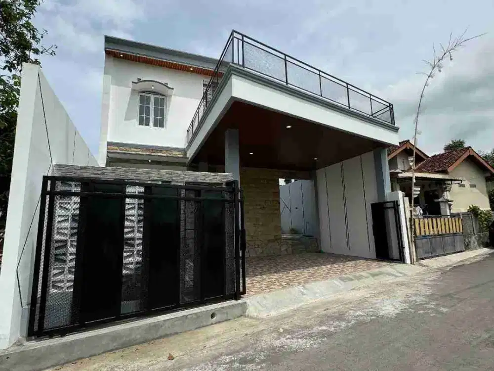 Rumah Mewah View Sawah dan Gunung Merapi