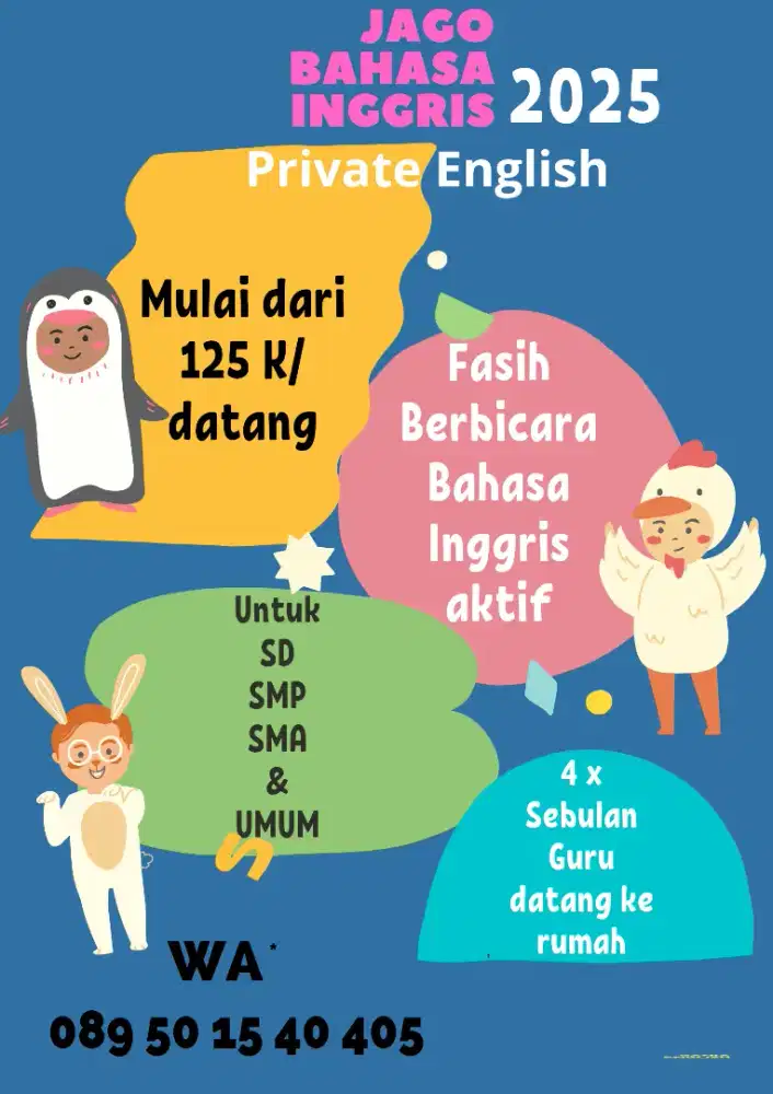 LES PRIVATE BAHASA INGGRIS
