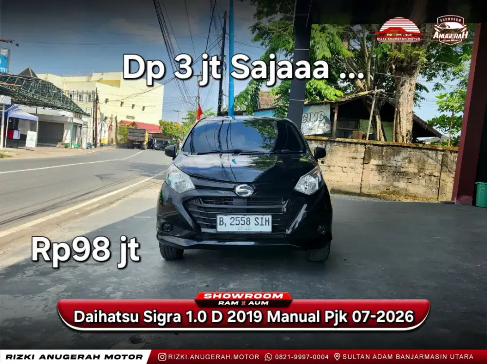 Dp 3jt Sigra 1.0 D MT 2019 Pjk 07-2026