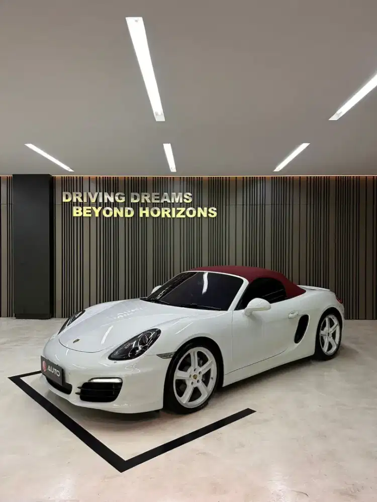 Porsche Boxster 2.7 PDK AT 2015 Cabriolet Putih Boxter