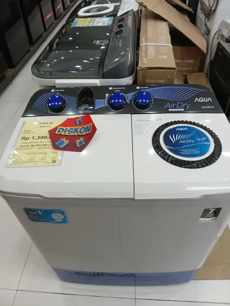 CICILAN MESIN CUCI AQUA