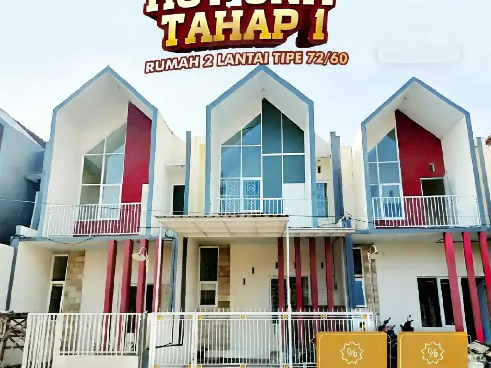 Rumah Pojok Murah 2 Lantai SHM Pakis Malang 475 Juta nego