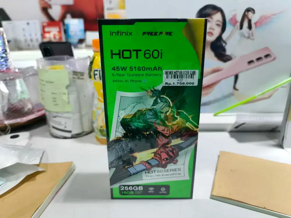 INFINIX HOT 60i RAM 8/256GB ATLANTIS DAHSYAT