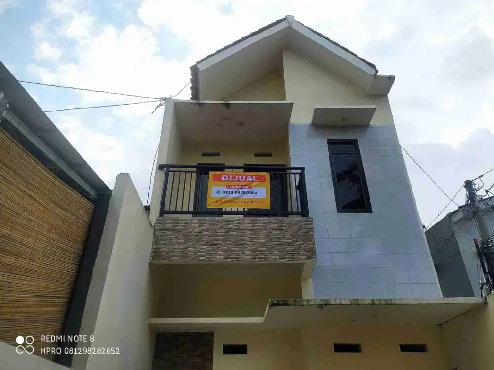 Dijual Rumah 2 Lantai Murah Strategis Pondok Rajeg Cibinong