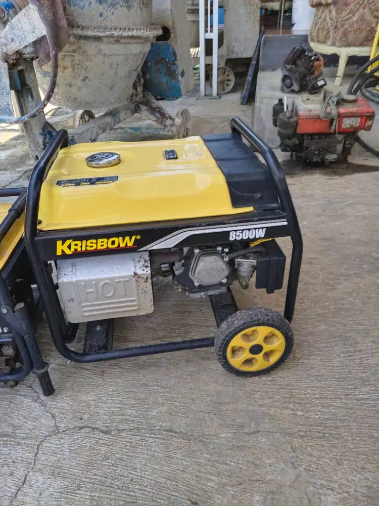 Jual Mesin Genset Krisbow Output 8500WATT Kondisi Gress