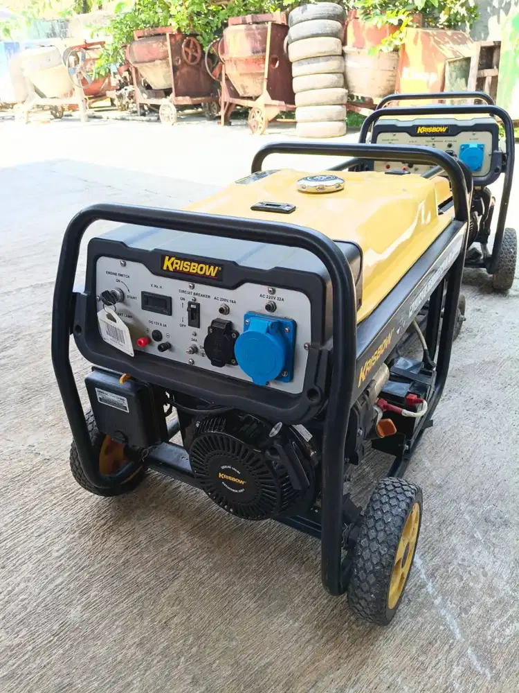 Mesin Genset Krisbow Output 8500WATT Kondisi Siap Kerja