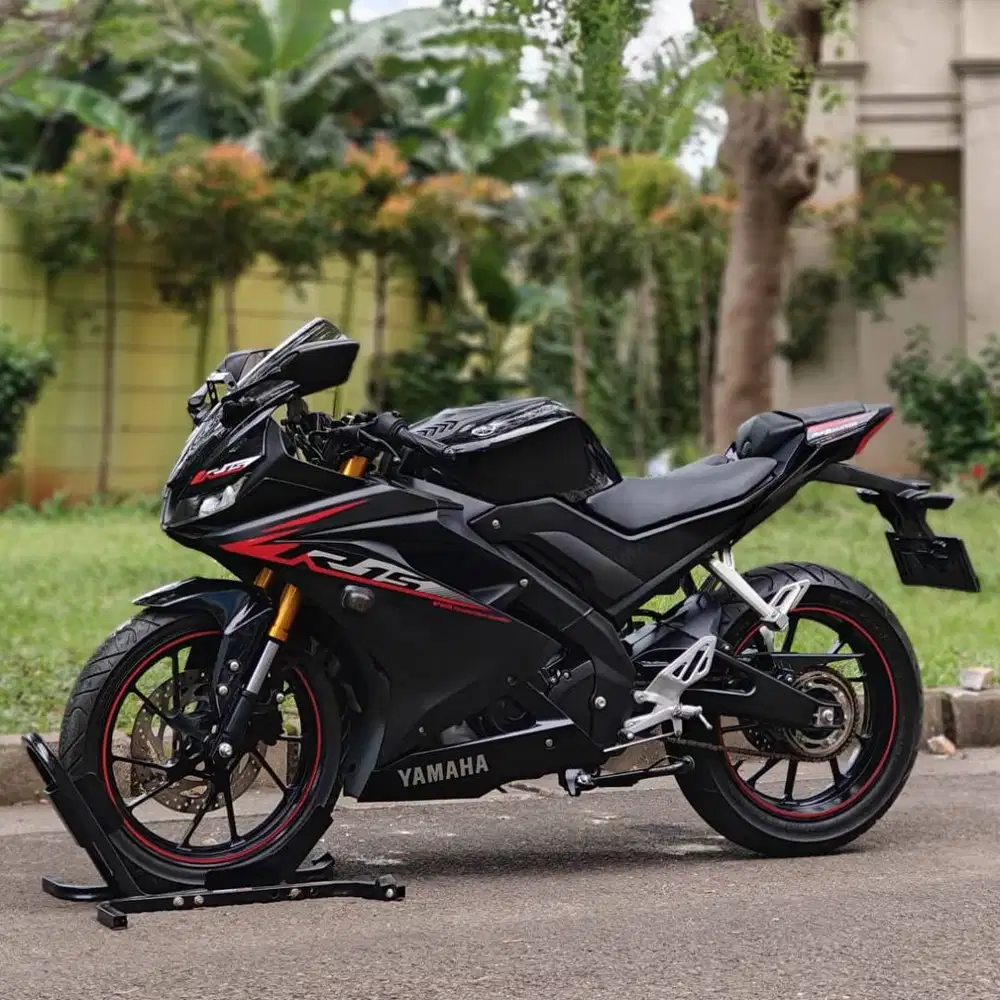 YAMAHA R15 V3 BLACK 2019 KM 2K PAJAK PANJANG SIAP GAS