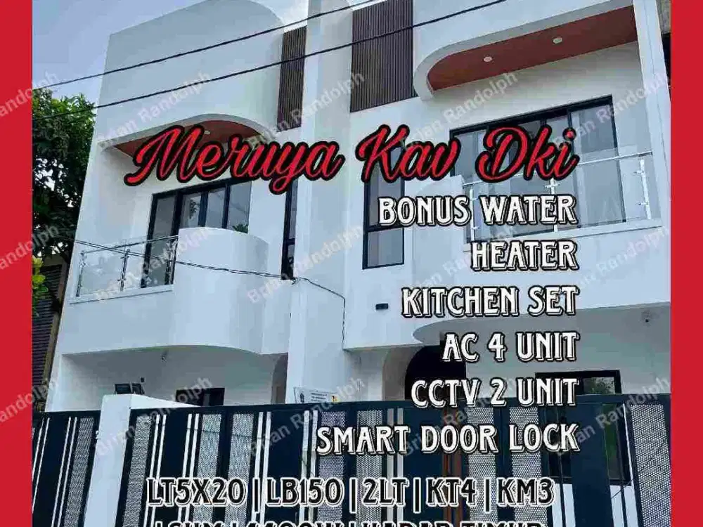 I Dijual rumah brand new style modern bali di meruya utara kavling DKI jakarta barat