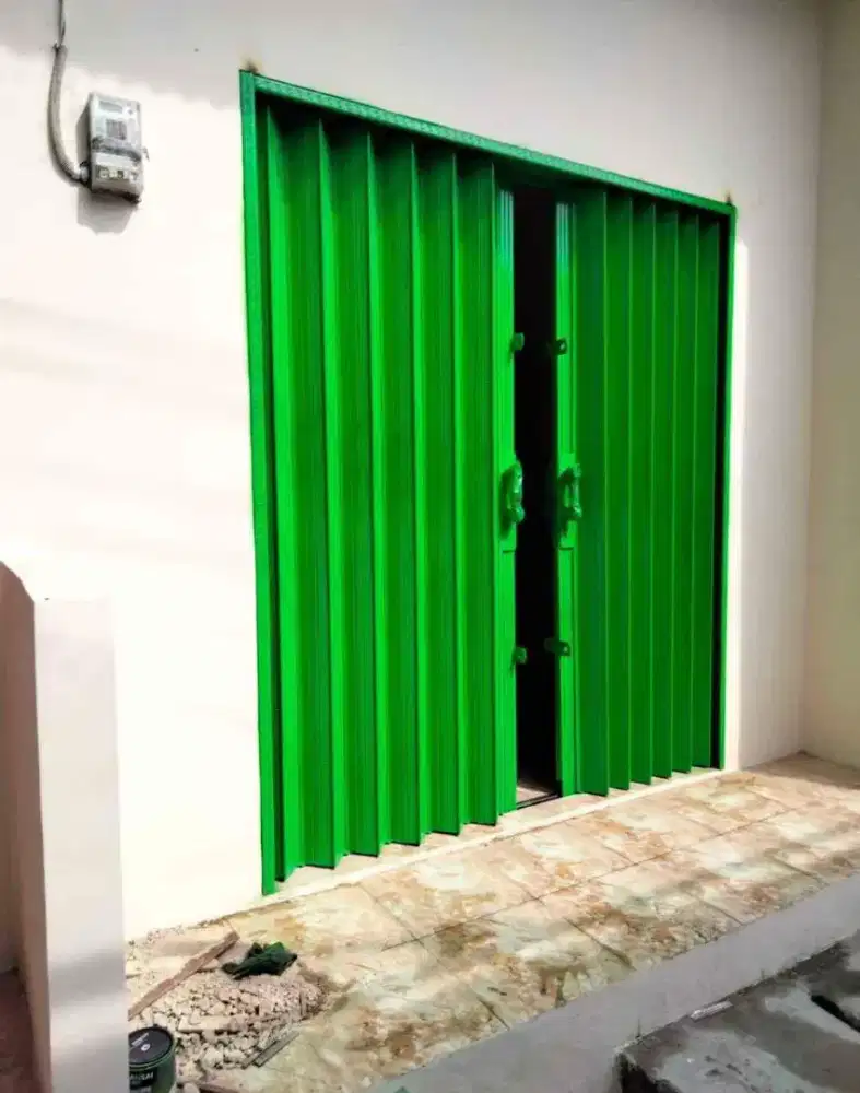 Pintu Rolling Door Folding Gate Pintu Ruko Kios dan Garasi Sliding