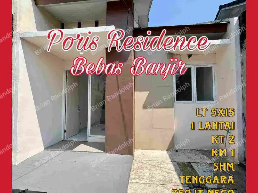 I Jual rumah siap huni sangat murah di poris residence tangerang kota