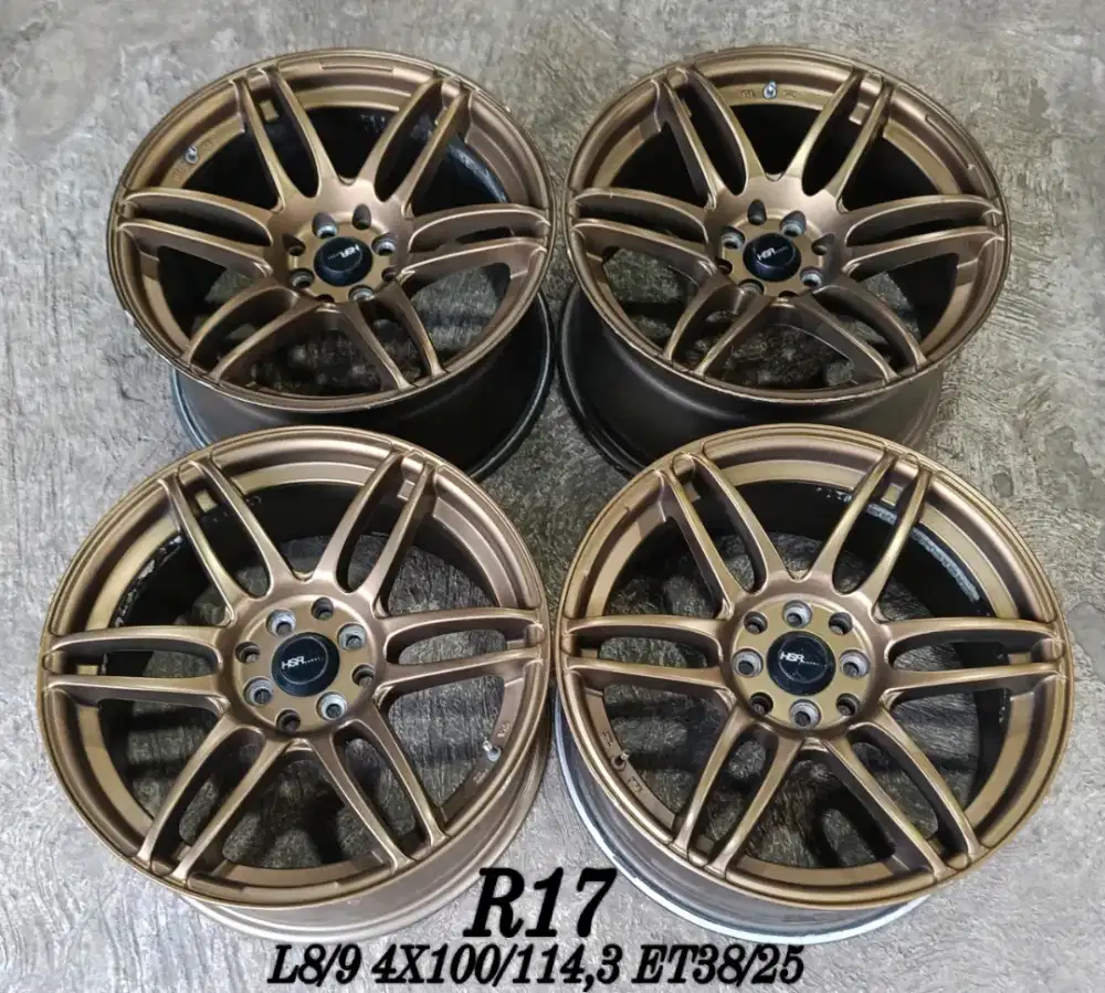 Jual velg mobil r17 4x100 4x114,3 jazz city verio dll