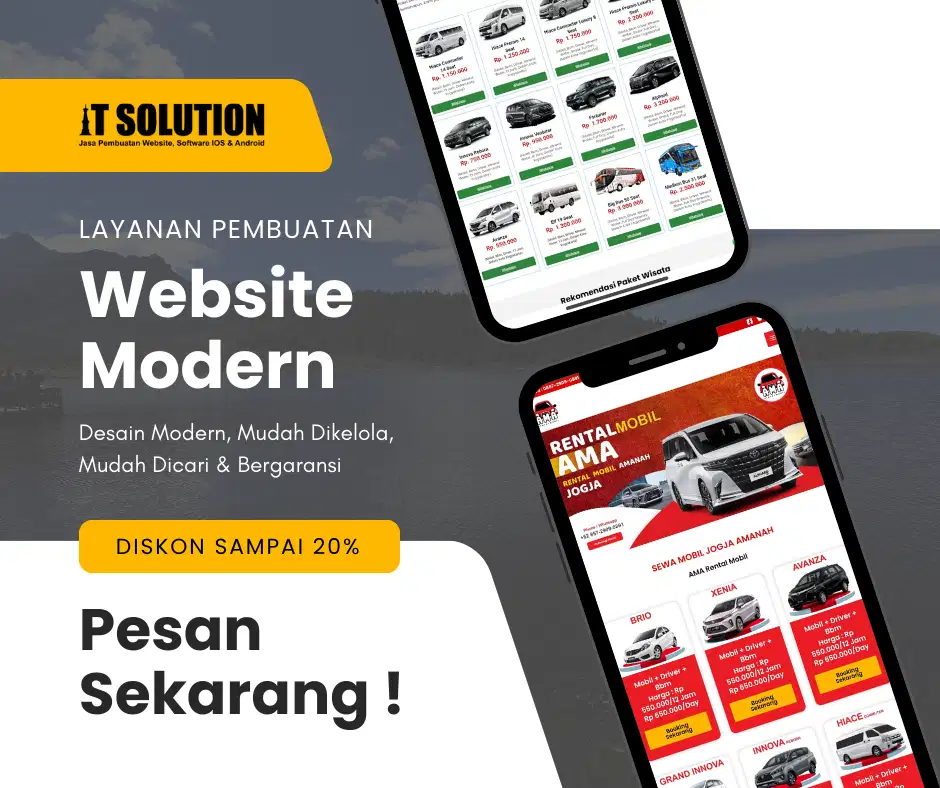 Layanan Pembuatan Website Modern – Desain Profesional & Responsif