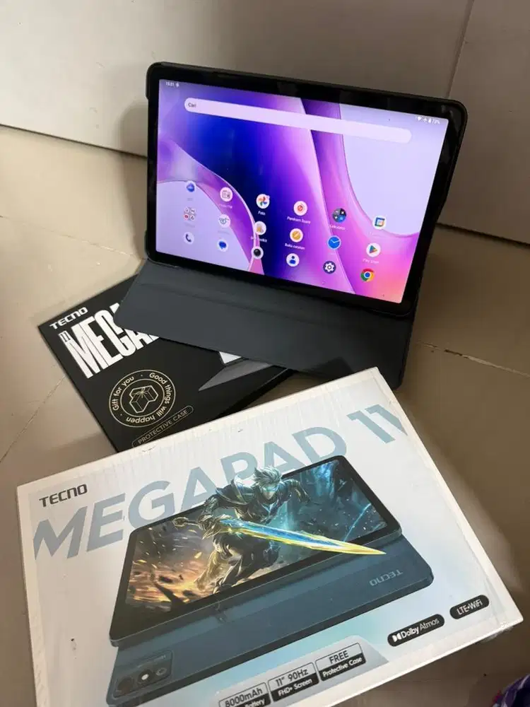Tecno Megapad 8/256gb garansi Smp juni 2026