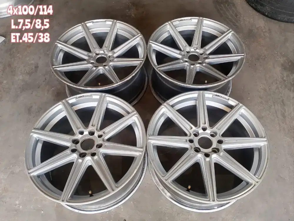Jual velg advan r17 4x100 4x114,3 avanza xenia livina
