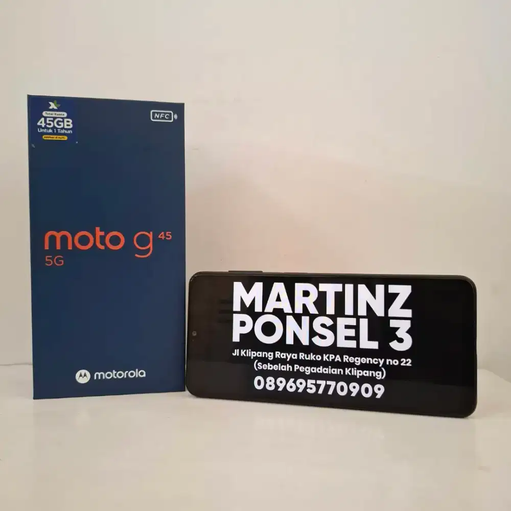 Moto G45 5G 8/256 Garansi resmi 1 Tahun. New segel
