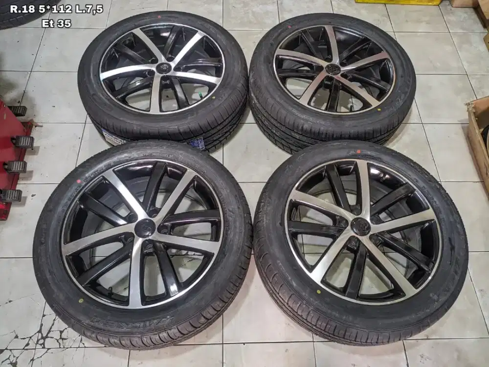 Jual velg mobil oem audi r18 5x112 5x114,3