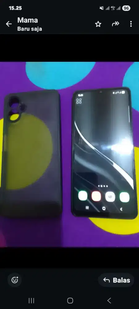 Dijual hp samsung galaxy A06 5G warna hitam ram 6GB/128GB