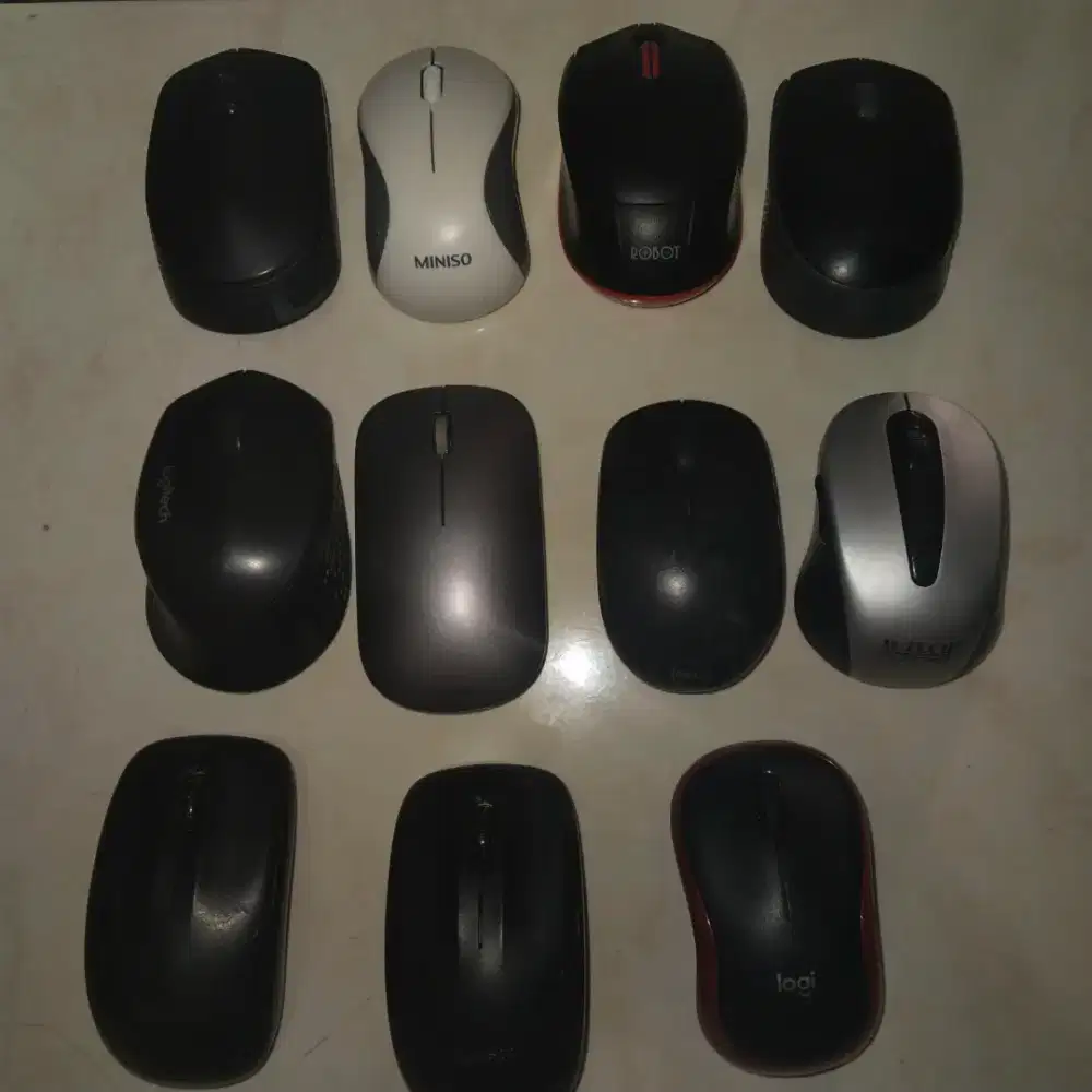 Take all mouse wireless 11 pcs tanpa doggle