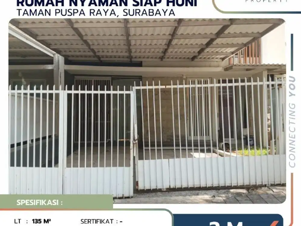 Rumah Di Taman Puspa Raya Citraland Surabaya Bagus Minimalis