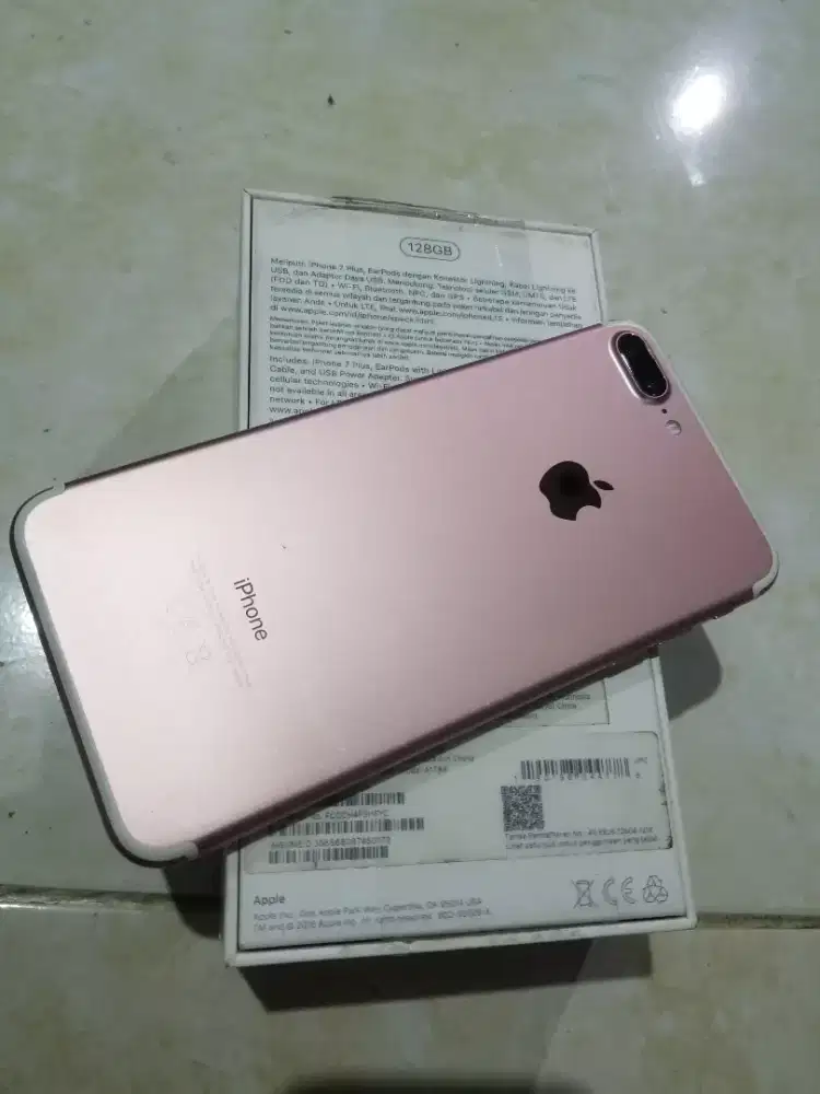 IPHONE 7 PLUS 128GB EX IBOX BEBAS RISET
