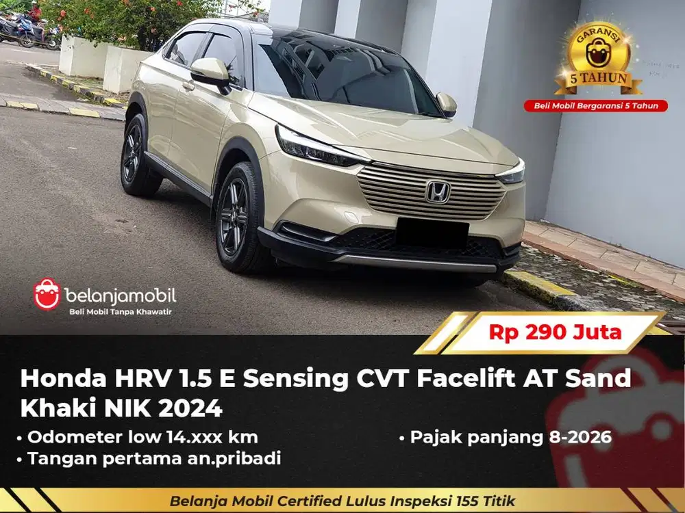 [ GARANSI 5TH ] Honda HR-V HRV HR V 1.5 E Sensing Facelift 2024/2025