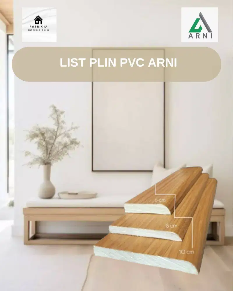 PLINT PVC SOLID | PLIN LANTAI PADAT PVC | LIST AKSESORIE LANTAI