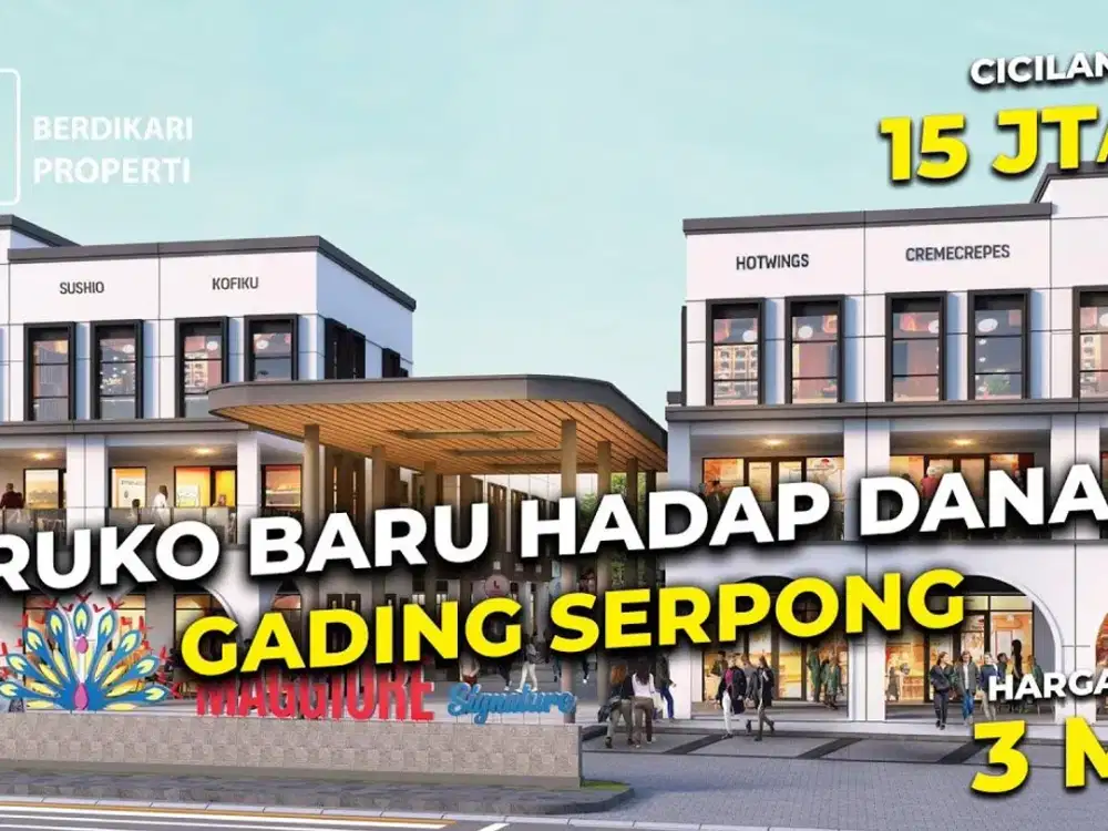 Ruko Maggiore Signature premium business natural vibes gading serpong