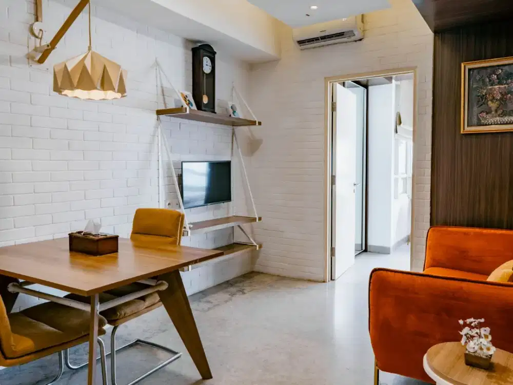 Apartemen Skandinavia 2BR Fully Furnished 15min Bandara International Soekarno Hatta
