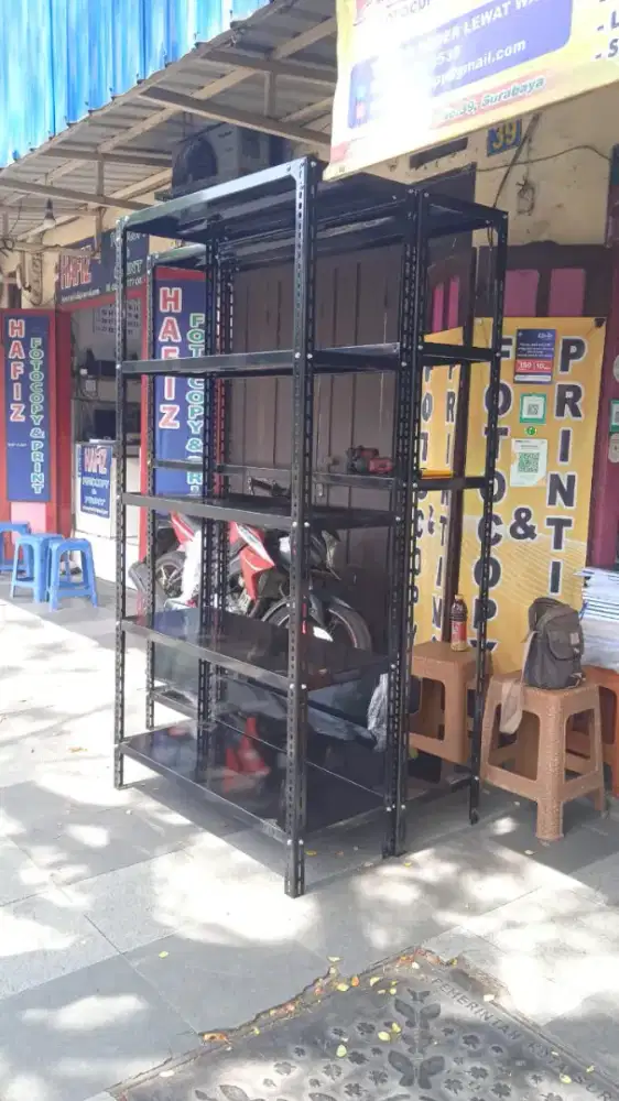 Rak besi rak gudang 5 susun