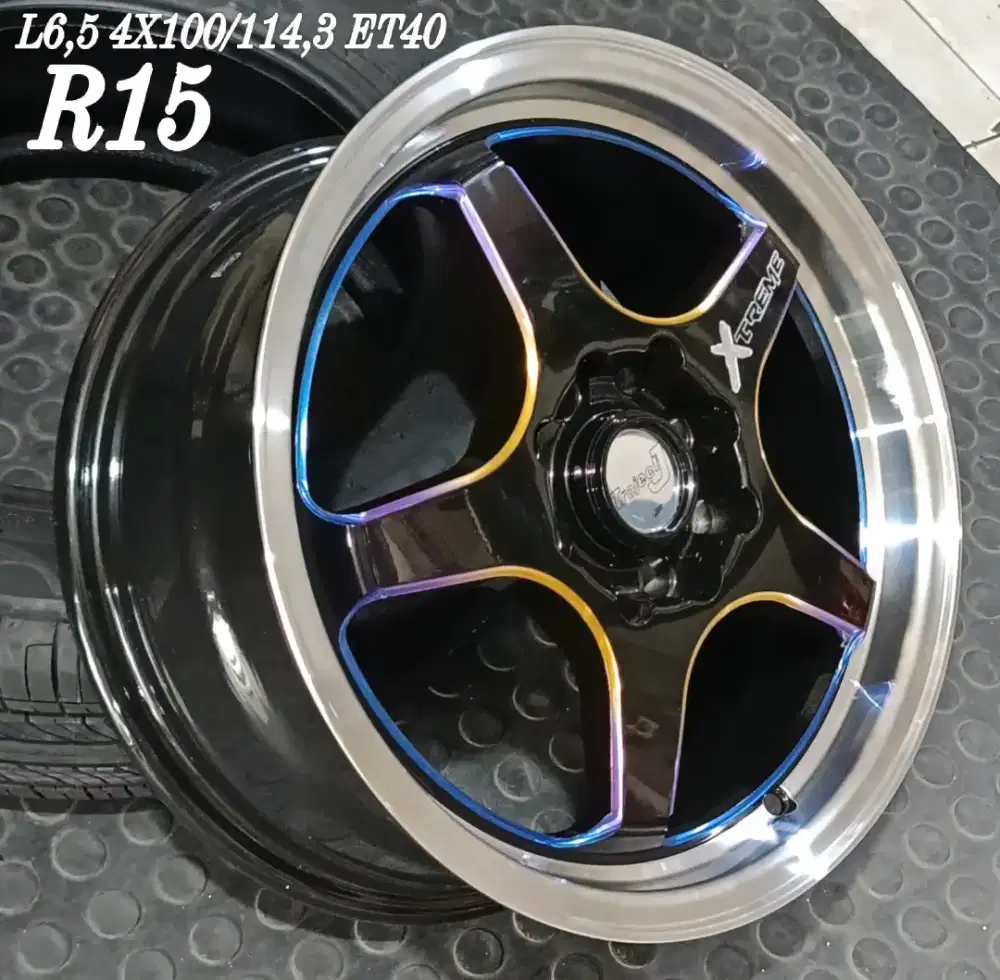 Jual velg r15 4x100 4x114,3