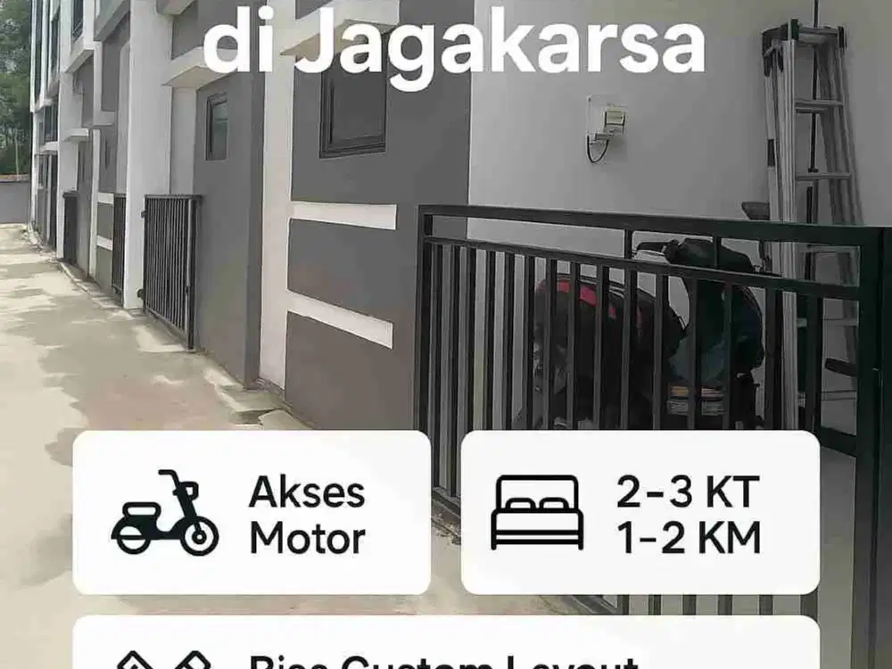 Jual Rumah minimalis 2 Lantai Akses motor lokasi strategis di Jagakarsa Jaksel Bebas Banjir