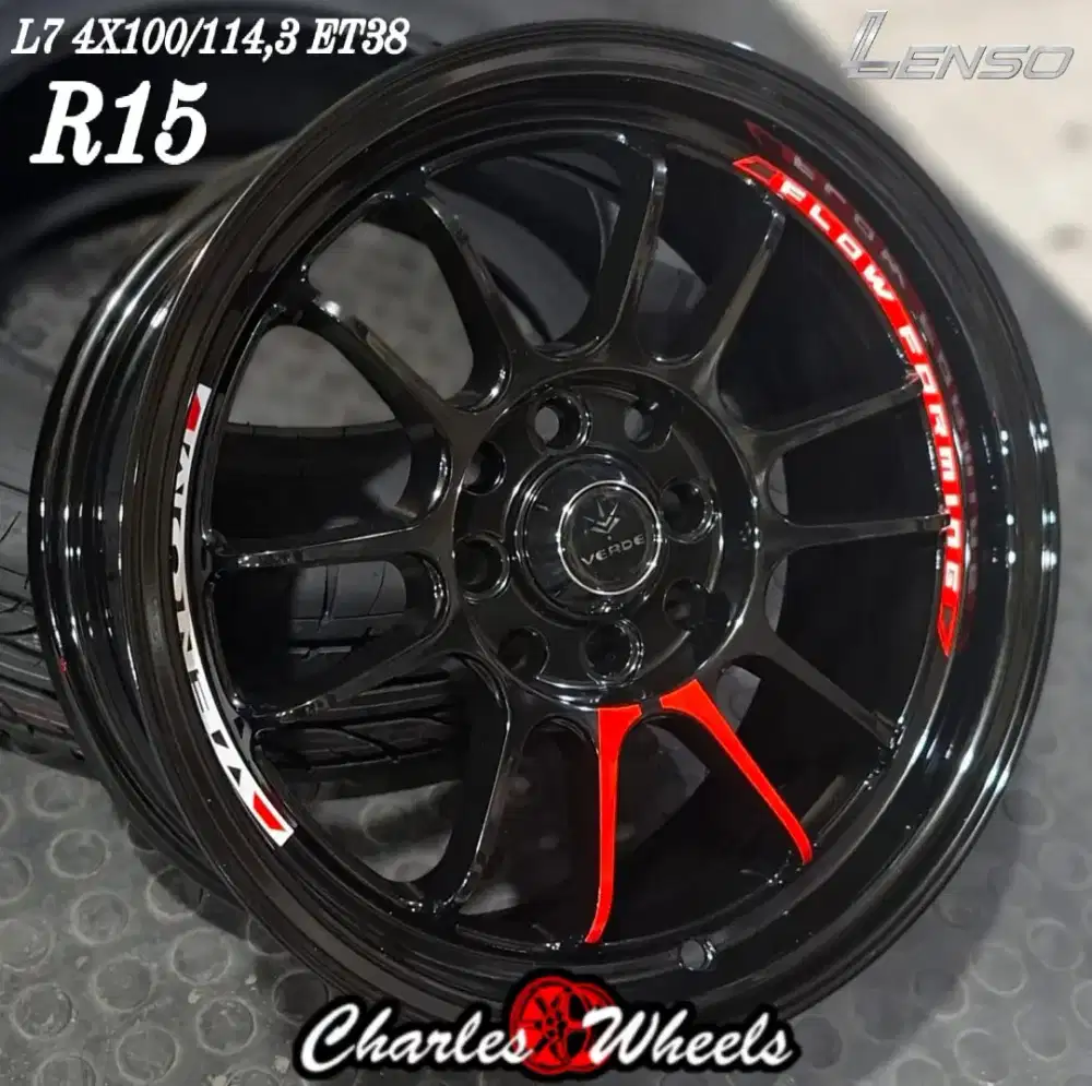 Jual velg venom 5 r15 4x100 4x114,3