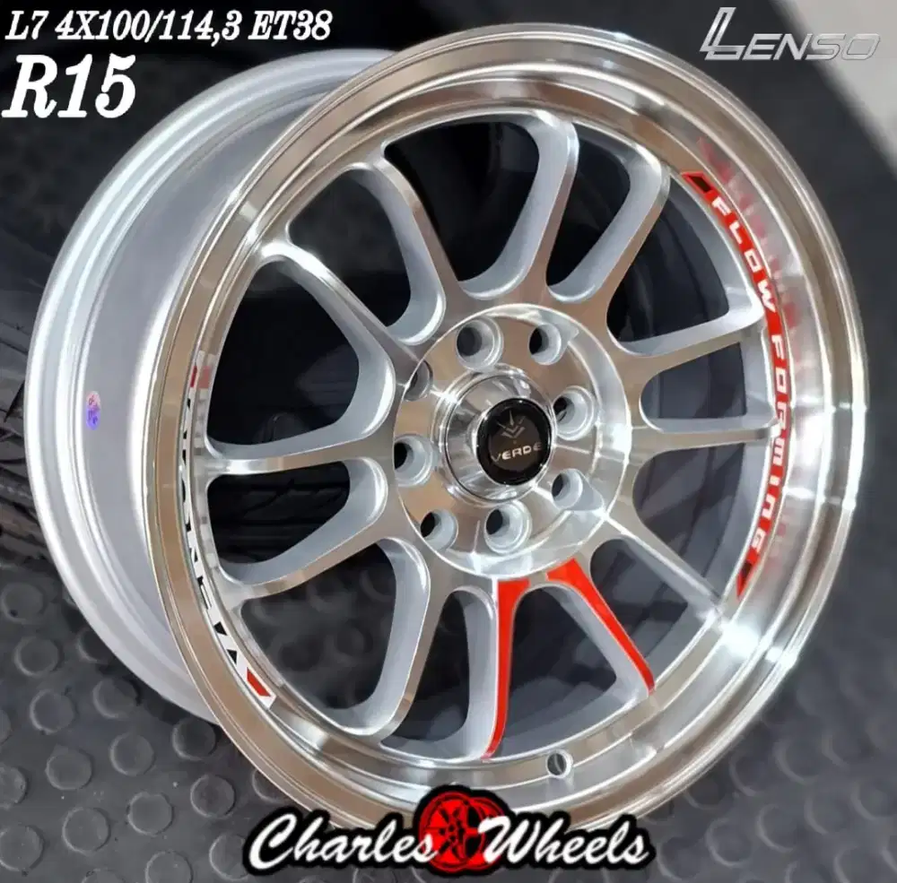 Jual velg venom 5 r15 4x100 4x114,3