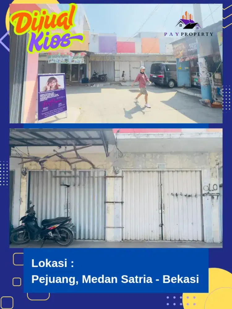 DIJUAL KIOS PASAR PEJUANG, BEKASI