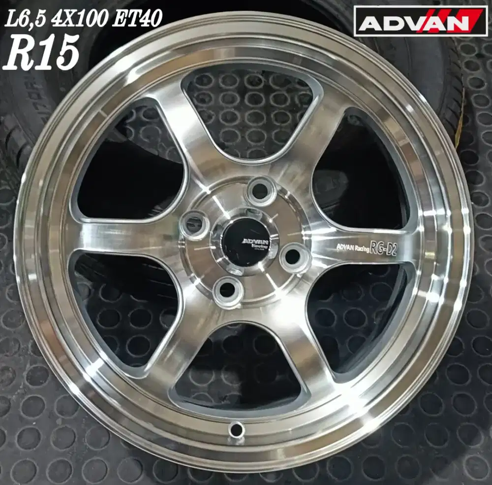 Jual velg rgd2 r15 4x100 agya avanza xenia livina brio dll