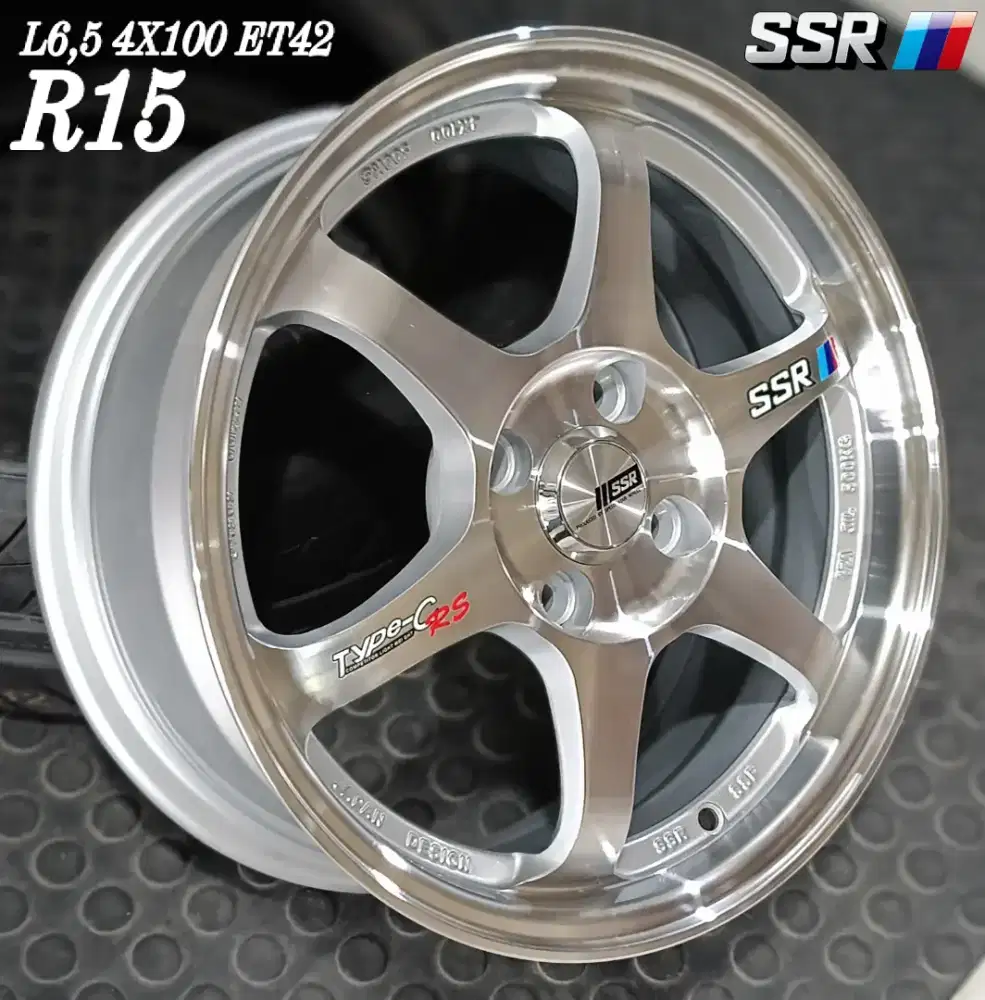 Jual velg te37 r15 4x100 4x114,3 agya avanza xenia livina brio dll