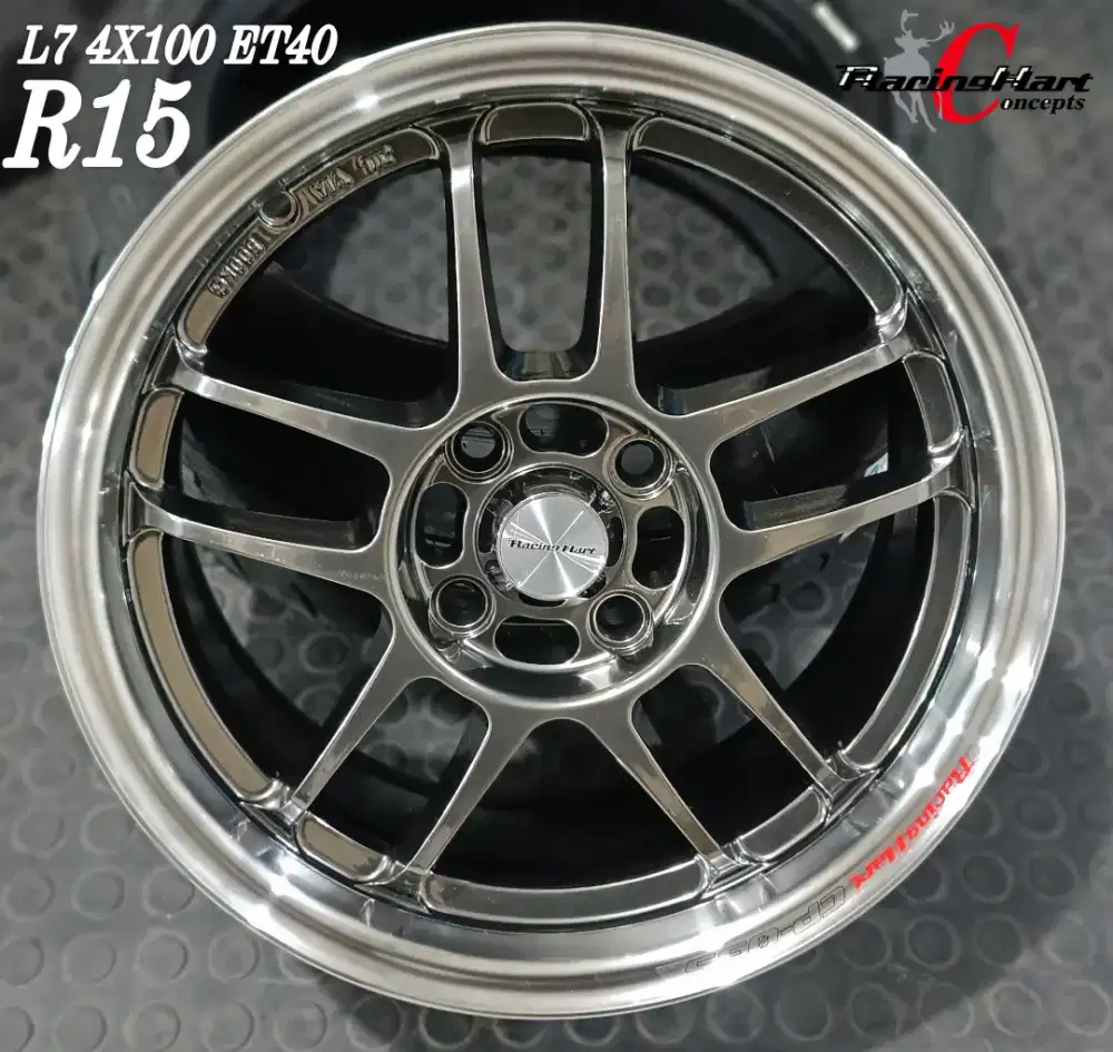 Jual velg te37 r15 4x100 4x114,3 agya avanza xenia livina brio dll