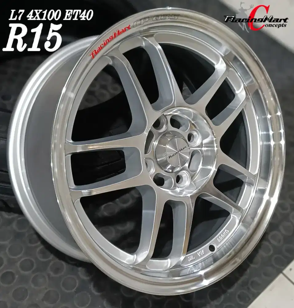 Jual velg te37 r15 4x100 4x114,3 agya avanza xenia livina brio dll