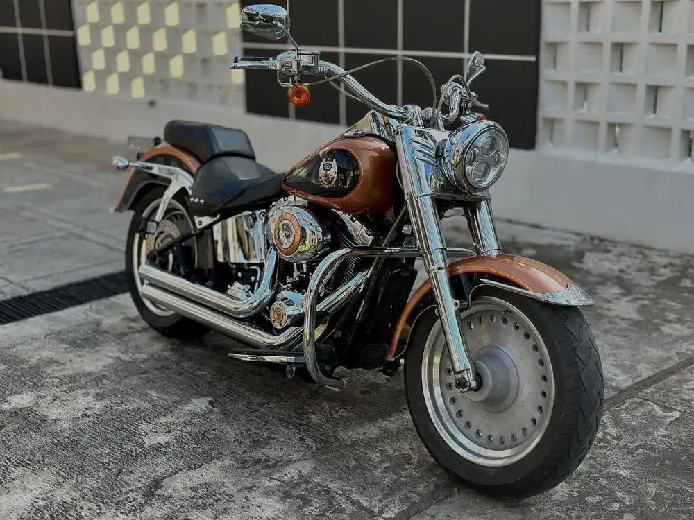 Moge Harley Davidson Fatboy 105th Anniversary Full Paper Mabua
