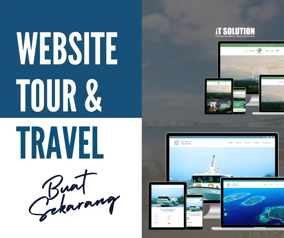Website Tour & Travel | Desain Modern & Mudah Dipesan