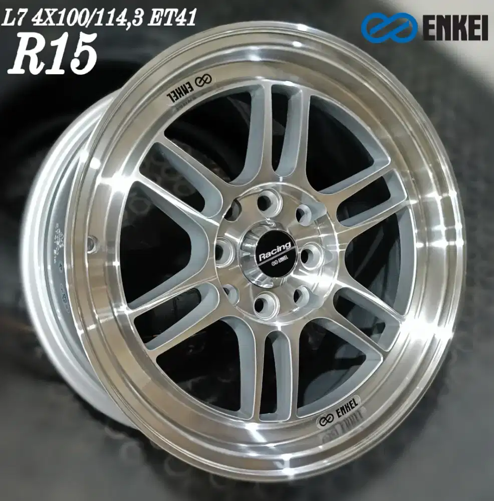 Jual velg te37 r15 4x100 4x114,3 agya avanza xenia livina brio dll
