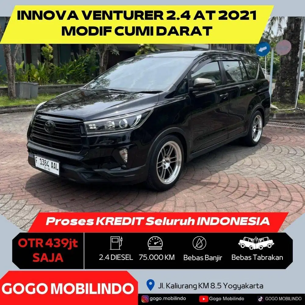 [Dp45jt] Innova Venturer Matic 2021 Diesel Modif ISTIMEWA Bisa Kredit