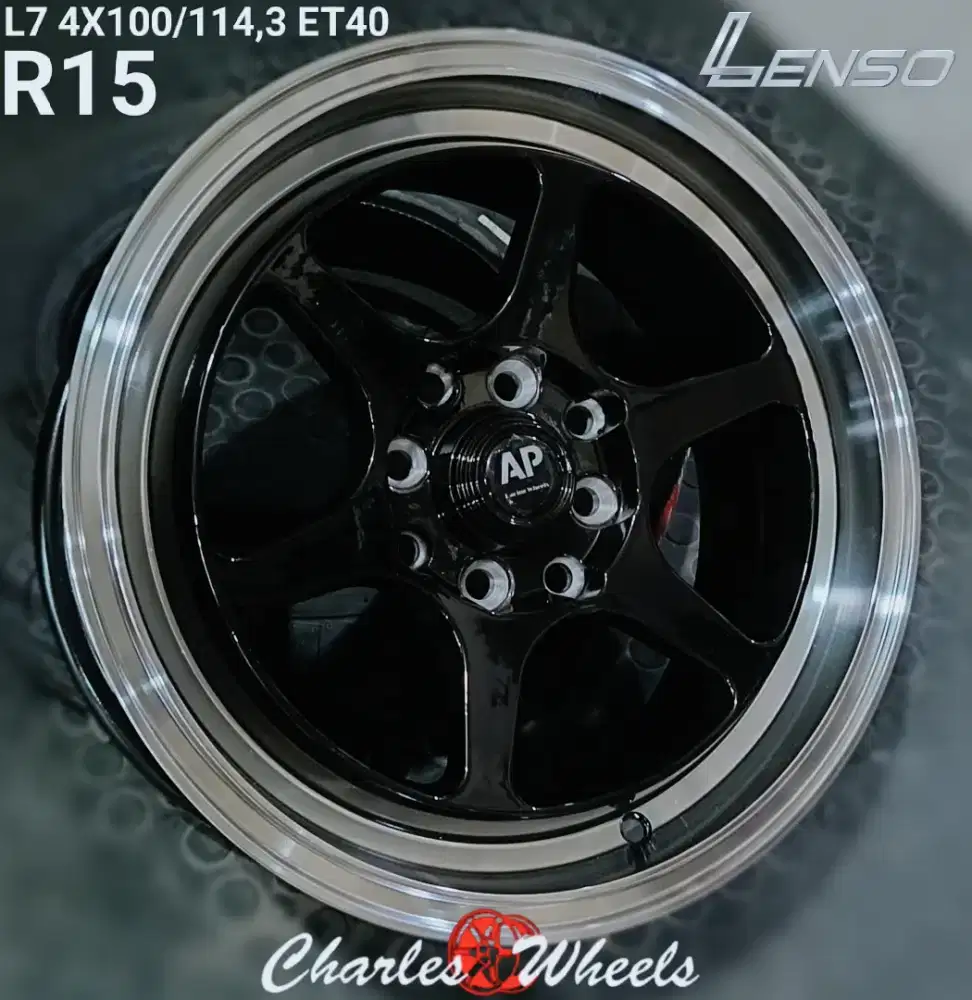 Jual velg te37 r15 4x100 4x114,3 agya avanza xenia livina brio dll