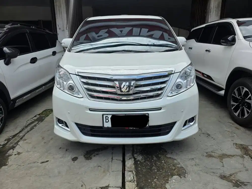 Toyota Alphard 2.4 G ATPM AT ( Matic ) 2014 Putih Low km 82rban Mulus